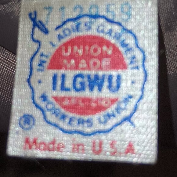 Vintage Devon-Hall Union Label  Women's Wool Blazer Size 10 - Picture 3 of 9